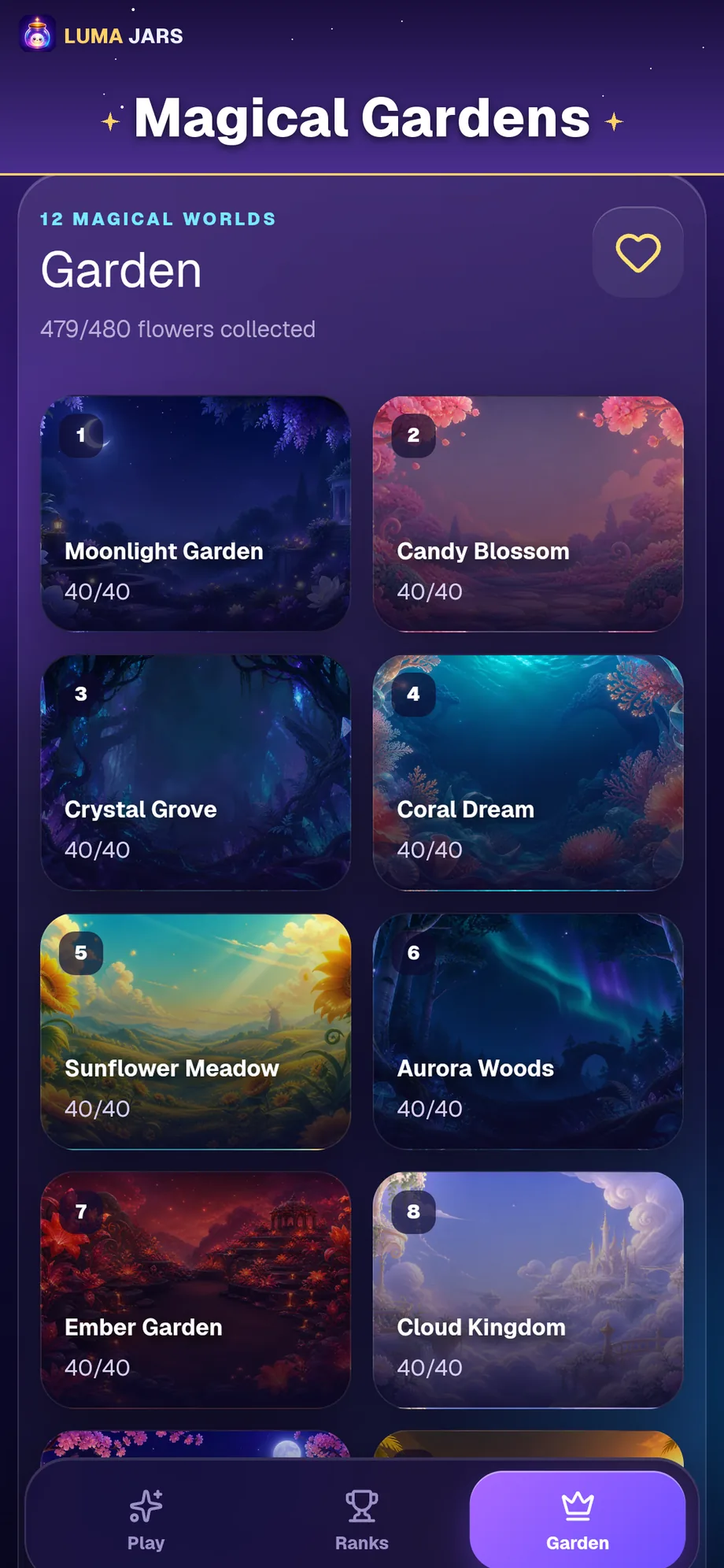Luma Jars — one of the twelve gardens